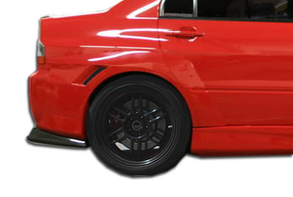 Extreme Dimensions Duraflex VT-X Wide Body Rear Fender Flares Compatible With 2003-2006 Mitsubishi Evolution - 4 Piece - 107216