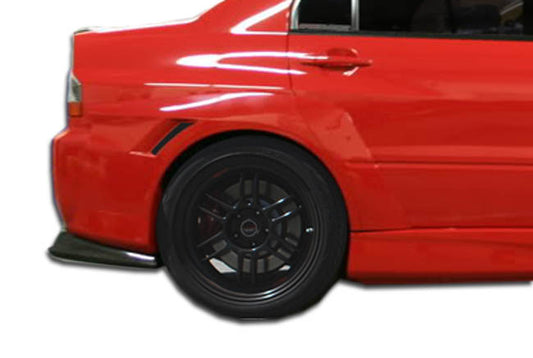 Extreme Dimensions Duraflex VT-X Wide Body Rear Fender Flares Compatible With 2003-2006 Mitsubishi Evolution - 4 Piece - 107216