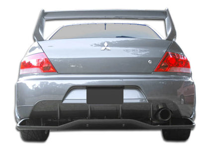 Extreme Dimensions Duraflex VT-X Wide Body Rear Lip Add On Spoiler Compatible With 2003-2006 Mitsubishi Evolution - 1 Piece - 107214