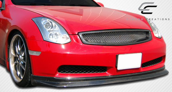 Carbon Creations D-Spec Front Lip Spoiler Compatible With 2003-2007 Infiniti G Coupe - 1 Piece - 105664