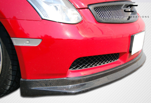 Carbon Creations D-Spec Front Lip Spoiler Compatible With 2003-2007 Infiniti G Coupe - 1 Piece - 105664