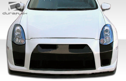 Extreme Dimensions Duraflex GT-R Front Bumper Cover Compatible With 2003-2007 Infiniti G Coupe - 1 Piece - 104358
