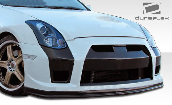 Extreme Dimensions Duraflex GT-R Front Bumper Cover Compatible With 2003-2007 Infiniti G Coupe - 1 Piece - 104358