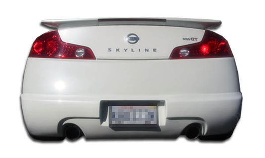 Extreme Dimensions Duraflex I-Spec Rear Lip Add On Spoiler Compatible With 2003-2007 Infiniti G Coupe - 1 Piece - 100462