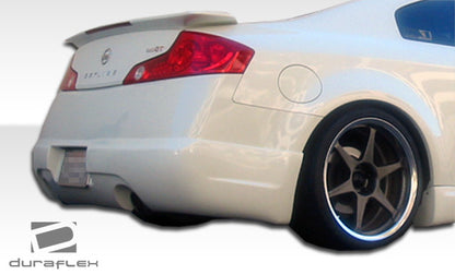 Extreme Dimensions Duraflex I-Spec Rear Lip Add On Spoiler Compatible With 2003-2007 Infiniti G Coupe - 1 Piece - 100462