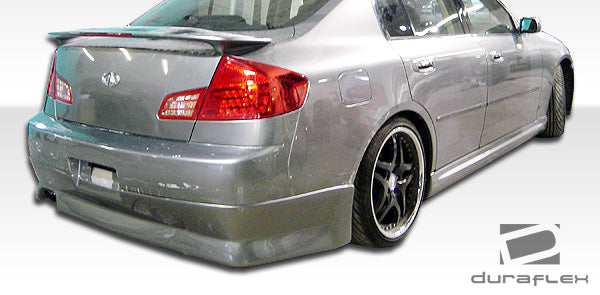 Extreme Dimensions Duraflex GT Competition Rear Lip Add On Spoiler Compatible With 2003-2004 Infiniti G Sedan - 1 Piece - 100471