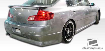 Extreme Dimensions Duraflex GT Competition Rear Lip Add On Spoiler Compatible With 2003-2004 Infiniti G Sedan - 1 Piece - 100471