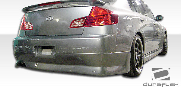 Extreme Dimensions Duraflex GT Competition Rear Lip Add On Spoiler Compatible With 2003-2004 Infiniti G Sedan - 1 Piece - 100471