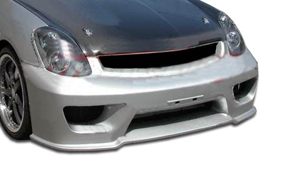 Extreme Dimensions Duraflex Sigma Front Bumper Cover Compatible With 2003-2004 Infiniti G Sedan - 1 Piece - 103292