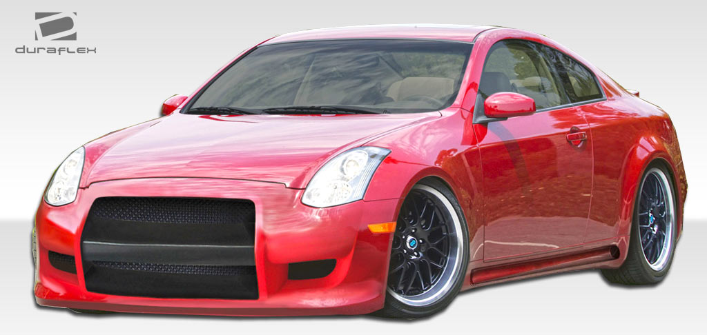 Extreme Dimensions Duraflex R35 Front Bumper Cover Compatible With 2003-2007 Infiniti G Coupe - 1 Piece - 107063