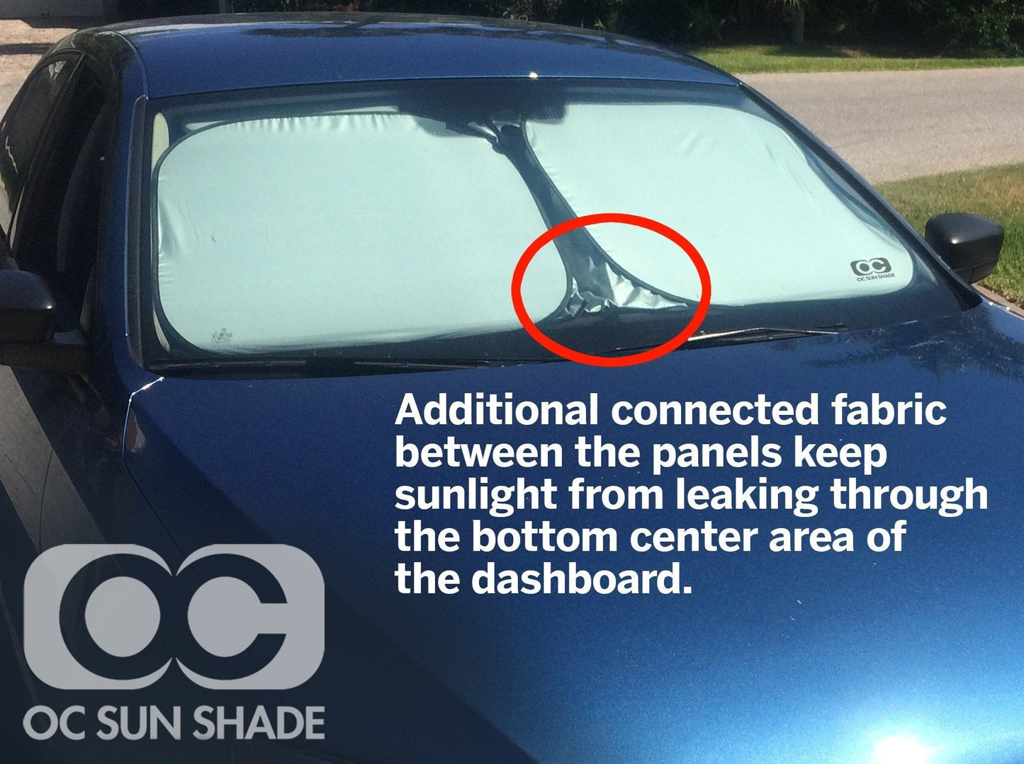 Automobilia OC Sun Shade Vehicle Heat and UV Protector