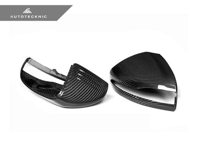 AutoTecknic Replacement Version II Dry Carbon Mirror Covers - Mercedes-Benz H247 GLA-Class