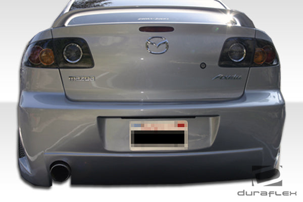 Extreme Dimensions Duraflex B-2 Rear Bumper Cover Compatible With 2004-2009 Mazda 3 - 1 Piece - 100563