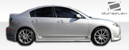 Extreme Dimensions Duraflex B-2 Side Skirts Compatible With 2004-2009 Mazda 3 - 2 Piece - 100564