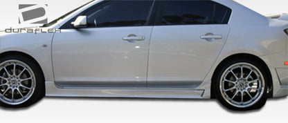 Extreme Dimensions Duraflex B-2 Side Skirts Compatible With 2004-2009 Mazda 3 - 2 Piece - 100564