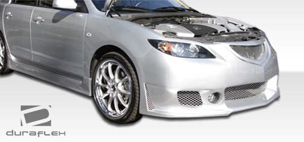 Extreme Dimensions Duraflex B-2 Side Skirts Compatible With 2004-2009 Mazda 3 - 2 Piece - 100564