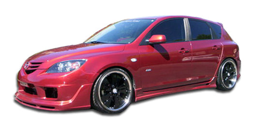 Extreme Dimensions Duraflex K-1 Side Skirts Compatible With 2004-2009 Mazda 3 - 2 Piece - 103161