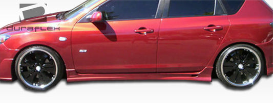 Extreme Dimensions Duraflex K-1 Side Skirts Compatible With 2004-2009 Mazda 3 - 2 Piece - 103161