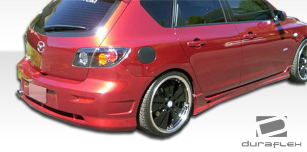 Extreme Dimensions Duraflex K-1 Side Skirts Compatible With 2004-2009 Mazda 3 - 2 Piece - 103161