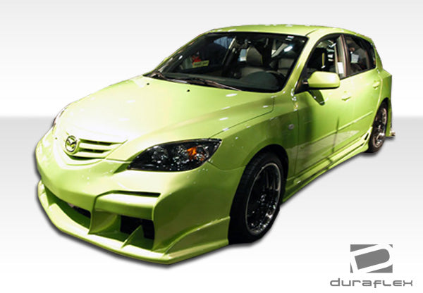 Extreme Dimensions Duraflex Raven Side Skirts Compatible With 2004-2009 Mazda 3 - 2 Piece - 100568