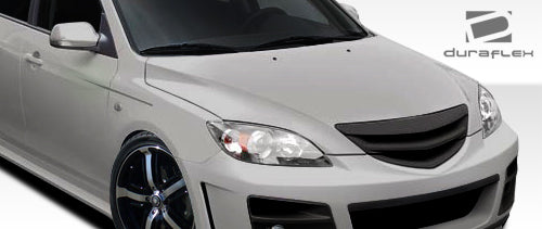 Extreme Dimensions Duraflex X-Sport Grille Compatible With 2004-2009 Mazda 3 - 1 Piece - 107764