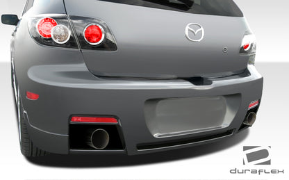 Extreme Dimensions Duraflex X-Sport Rear Bumper Cover Compatible With 2004-2009 Mazda Mazda 3 HB - 1 Piece - 107763