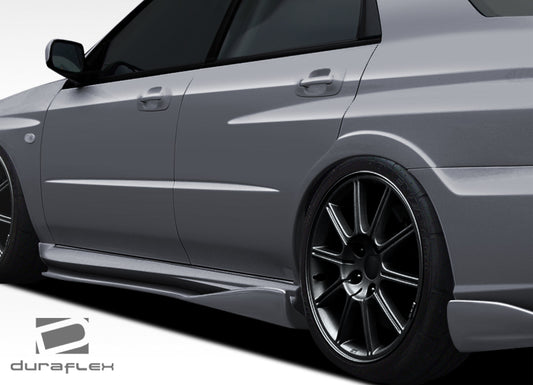 Extreme Dimensions Duraflex C-Speed 2 Side Skirts Compatible With 2002-2007 Subaru Impreza - 2 Piece - 107856