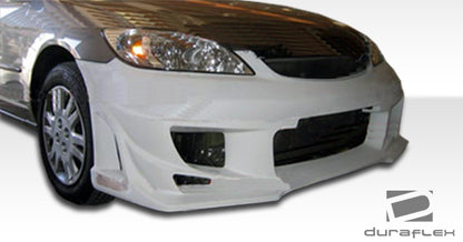 Extreme Dimensions Duraflex Bomber Front Bumper Cover Compatible With 2004-2005 Honda Civic - 1 Piece - 100557