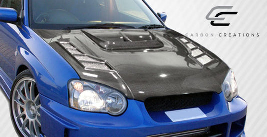 Carbon Creations C-1 Hood Compatible With 2004-2005 Subaru Impreza - 1 Piece - 103127