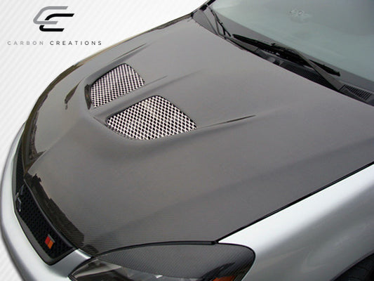 Carbon Creations Evo Hood Compatible With 2004-2007 Mitsubishi Lancer - 1 Piece - 104190