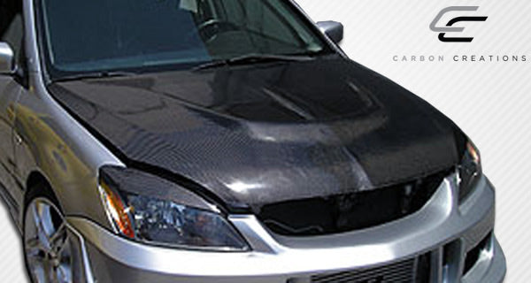 Carbon Creations Evo Hood Compatible With 2004-2007 Mitsubishi Lancer - 1 Piece - 104190