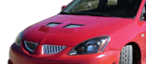 Extreme Dimensions Duraflex Evo Hood Compatible With 2004-2007 Mitsubishi Lancer - 1 Piece - 104189