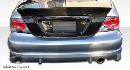 Extreme Dimensions Duraflex Walker Rear Bumper Cover Compatible With 2004-2007 Mitsubishi Lancer - 1 Piece - 100576