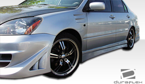 Extreme Dimensions Duraflex Walker Side Skirts Compatible With 2004-2007 Mitsubishi Lancer - 2 Piece - 100577