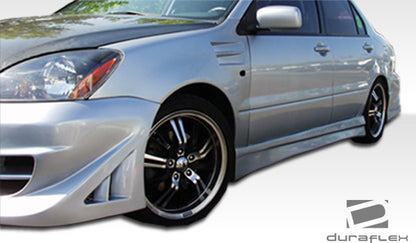 Extreme Dimensions Duraflex Walker Side Skirts Compatible With 2004-2007 Mitsubishi Lancer - 2 Piece - 100577