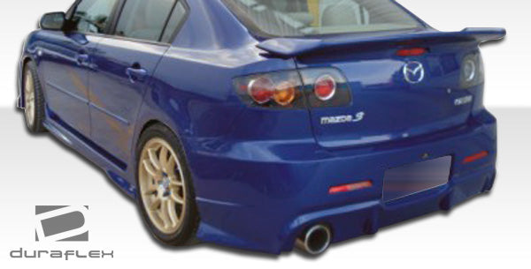 Extreme Dimensions Duraflex I-Spec Rear Bumper Cover Compatible With 2004-2009 Mazda 3 - 1 Piece - 104480