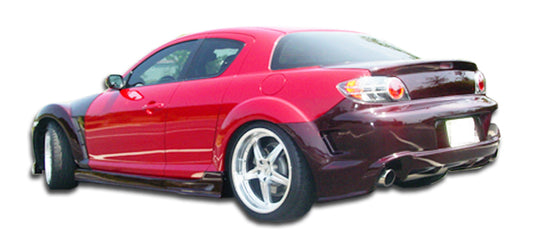 Extreme Dimensions Duraflex GT Competition Rear Bumper Cover Compatible With 2004-2011 Mazda RX8 - 1 Piece - 100580