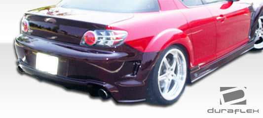 Extreme Dimensions Duraflex GT Competition Rear Bumper Cover Compatible With 2004-2011 Mazda RX8 - 1 Piece - 100580