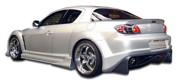Extreme Dimensions Duraflex Vader Rear Bumper Cover Compatible With 2004-2011 Mazda RX8 - 1 Piece - 100590