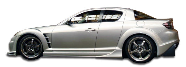 Extreme Dimensions Duraflex Vader Side Skirts Compatible With 2004-2011 Mazda RX8 - 2 Piece - 100591