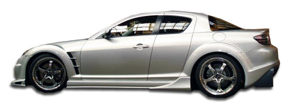 Extreme Dimensions Duraflex Vader Side Skirts Compatible With 2004-2011 Mazda RX8 - 2 Piece - 100591