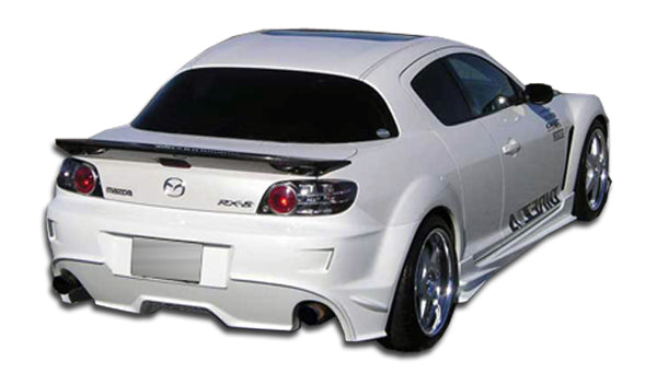 Extreme Dimensions Duraflex Velocity Rear Bumper Cover Compatible With 2004-2011 Mazda RX8 - 1 Piece - 102301