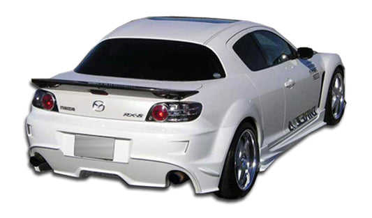 Extreme Dimensions Duraflex Velocity Rear Bumper Cover Compatible With 2004-2011 Mazda RX8 - 1 Piece - 102301