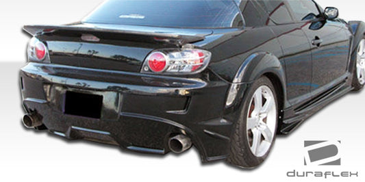 Extreme Dimensions Duraflex Velocity Rear Bumper Cover Compatible With 2004-2011 Mazda RX8 - 1 Piece - 102301