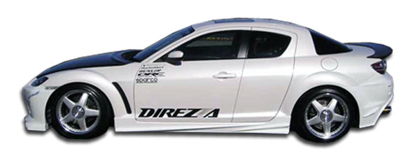 Extreme Dimensions Duraflex Velocity Side Skirts Compatible With 2004-2011 Mazda RX8 - 2 Piece - 102300