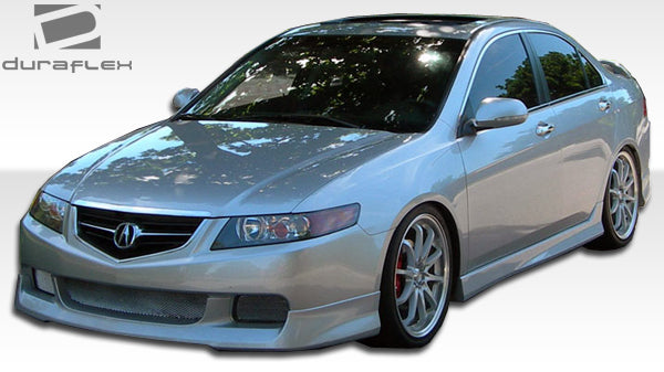 Extreme Dimensions Duraflex J-Spec Side Skirts Compatible With 2004-2008 Acura TSX - 2 Piece - 105224