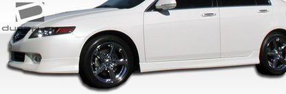 Extreme Dimensions Duraflex J-Spec Side Skirts Compatible With 2004-2008 Acura TSX - 2 Piece - 105224