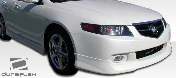 Extreme Dimensions Duraflex J-Spec Side Skirts Compatible With 2004-2008 Acura TSX - 2 Piece - 105224