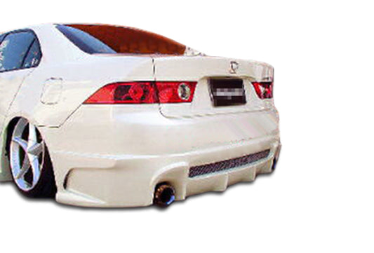 Extreme Dimensions Duraflex Raven Rear Bumper Cover Compatible With 2004-2008 Acura TSX - 1 Piece - 100546