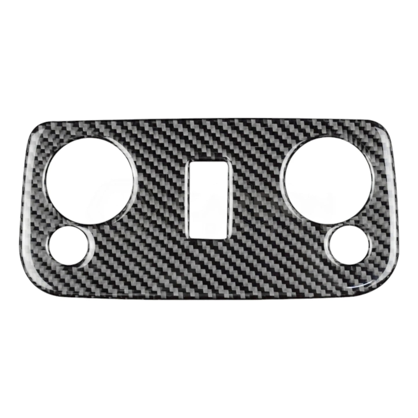 Real Carbon Fiber Overhead Dome Reading Light Trim Overlay For S197 Mustang 2005-2009